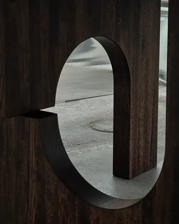 Sanders mesa de jantar Ø160 cm - Nogueira tingido escuro - Tinted