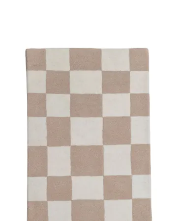 Tapete de entrada de lã Hafstrom 80x250 cm - Beige-white - Tinted