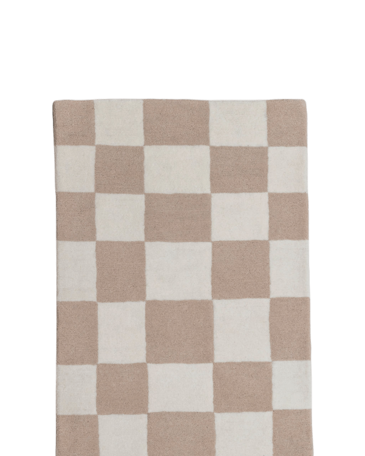 Tapete de entrada de lã Hafstrom 80x250 cm - Beige-white - Tinted
