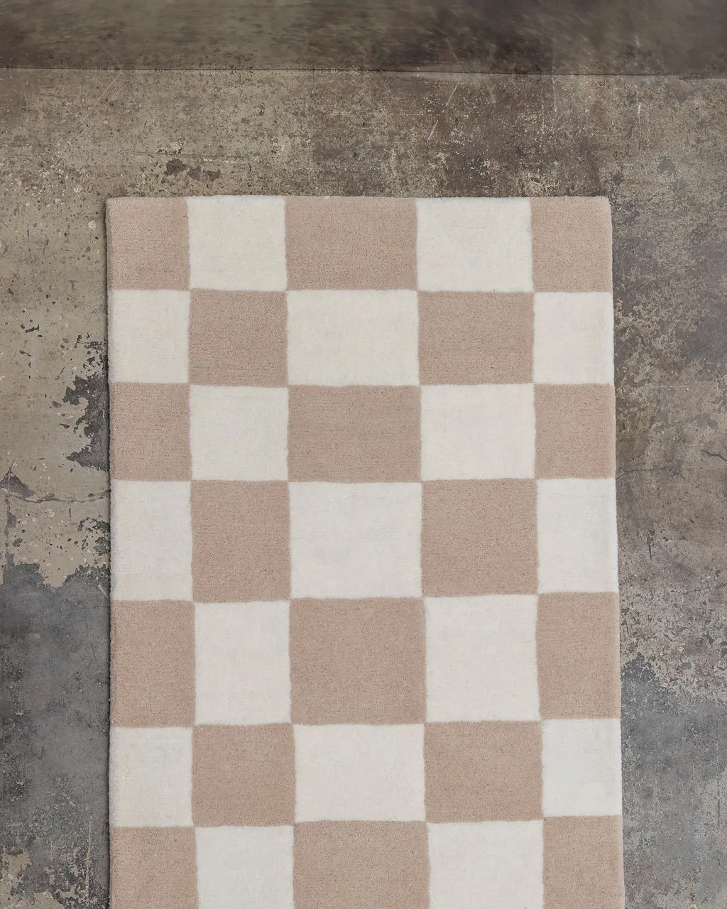 Tapete de entrada de lã Hafstrom 80x250 cm, Beige-white Tinted