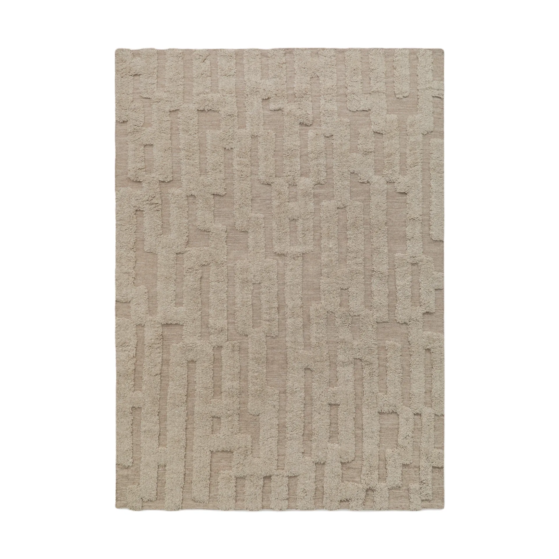 Tapete de lã Bielke 200x300 cm, Beige-melange Tinted