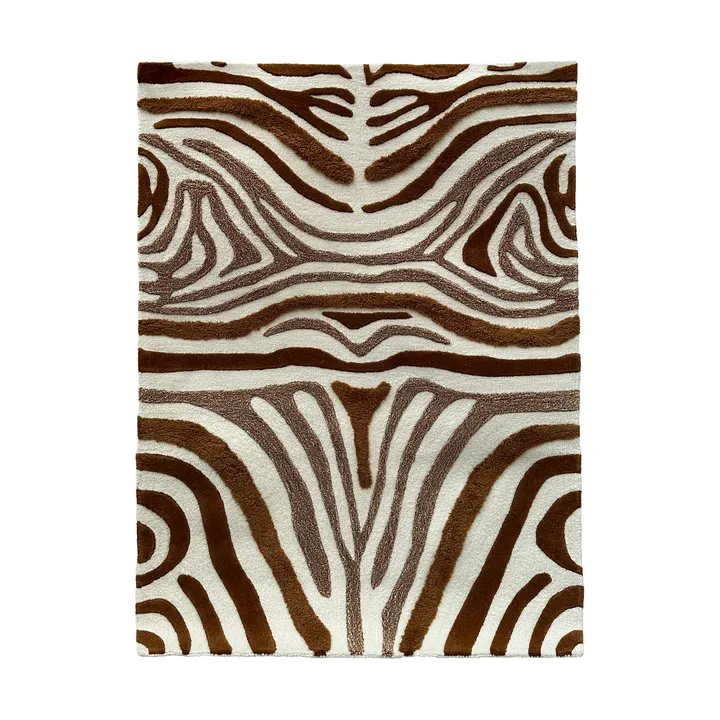 Tapete de lã Jepson 130x180 cm - Brown-off white - Tinted
