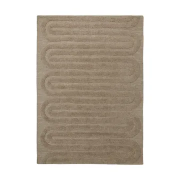 Tapete de lã Riklund 190x290 cm - Beige-melange - Tinted