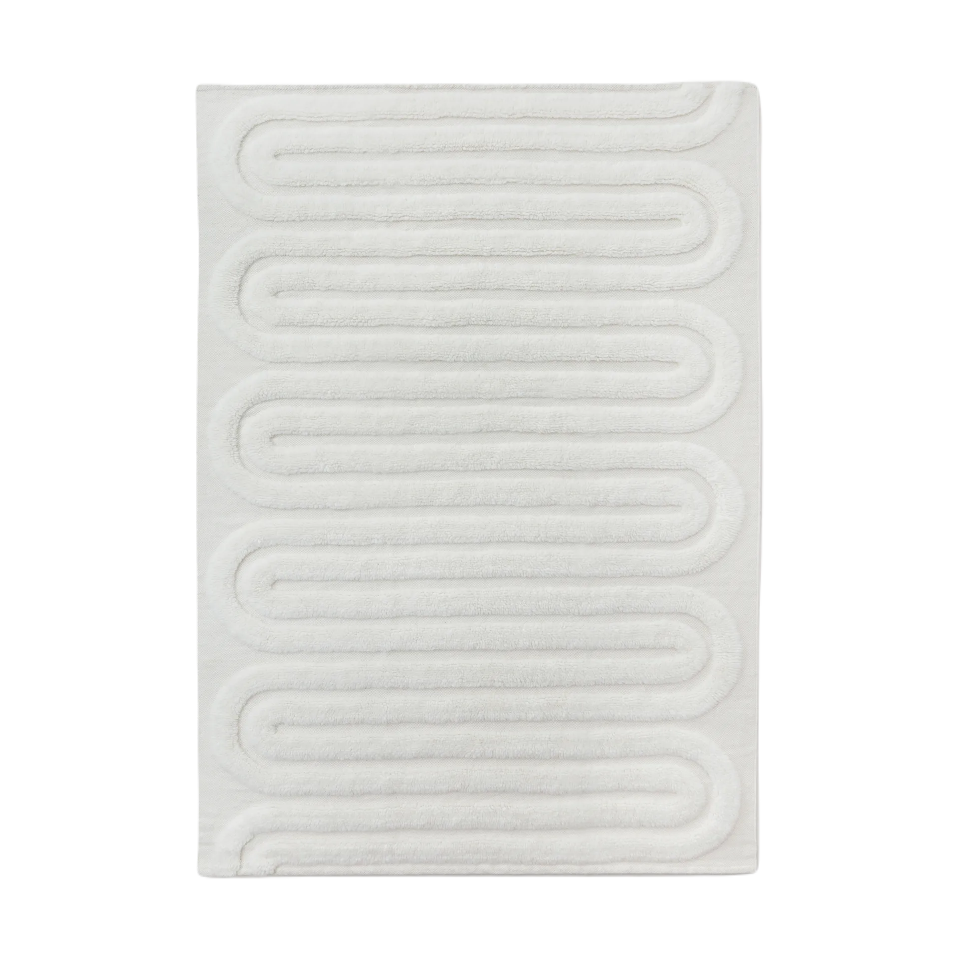 Tapete de lã Riklund 190x290 cm, Offwhite Tinted