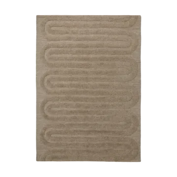 Tapete de lã Riklund 280x380 cm - Beige-melange - Tinted