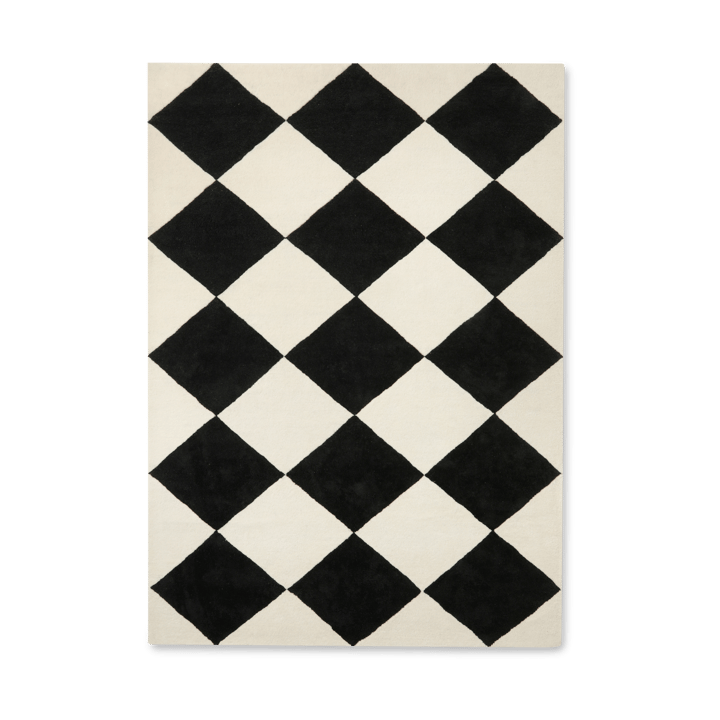 Tapete de lã Tenman 170x240 cm - Black-white - Tinted