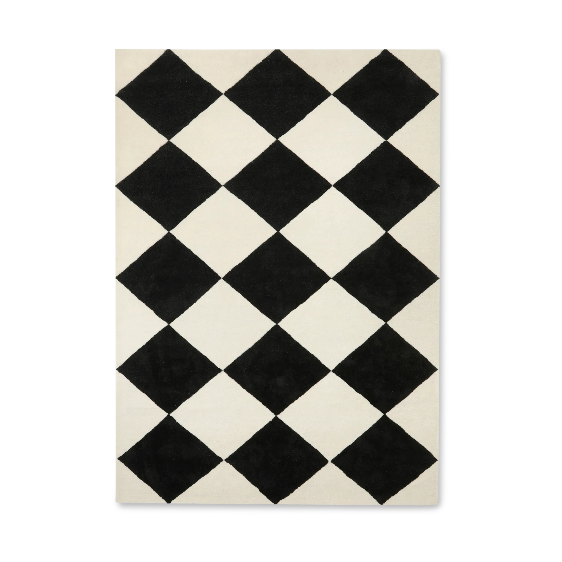 Tapete de lã Tenman 200x300 cm, Black-white Tinted