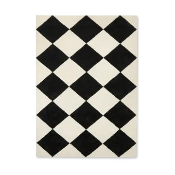 Tapete de lã Tenman 200x300 cm - Black-white - Tinted