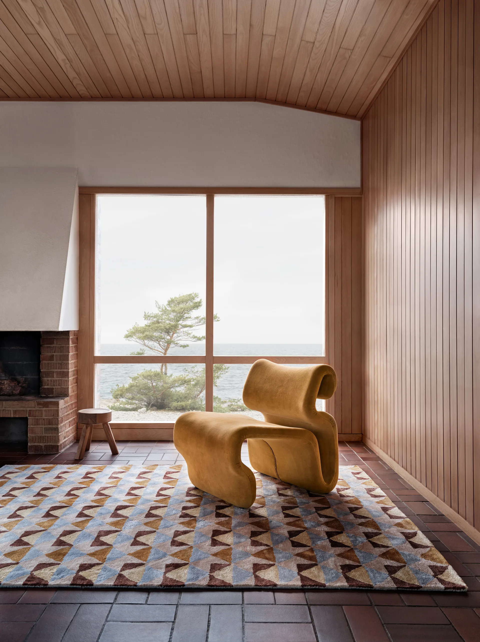 Tapete de viscose Mellin 170x240 cm, Multi Tinted