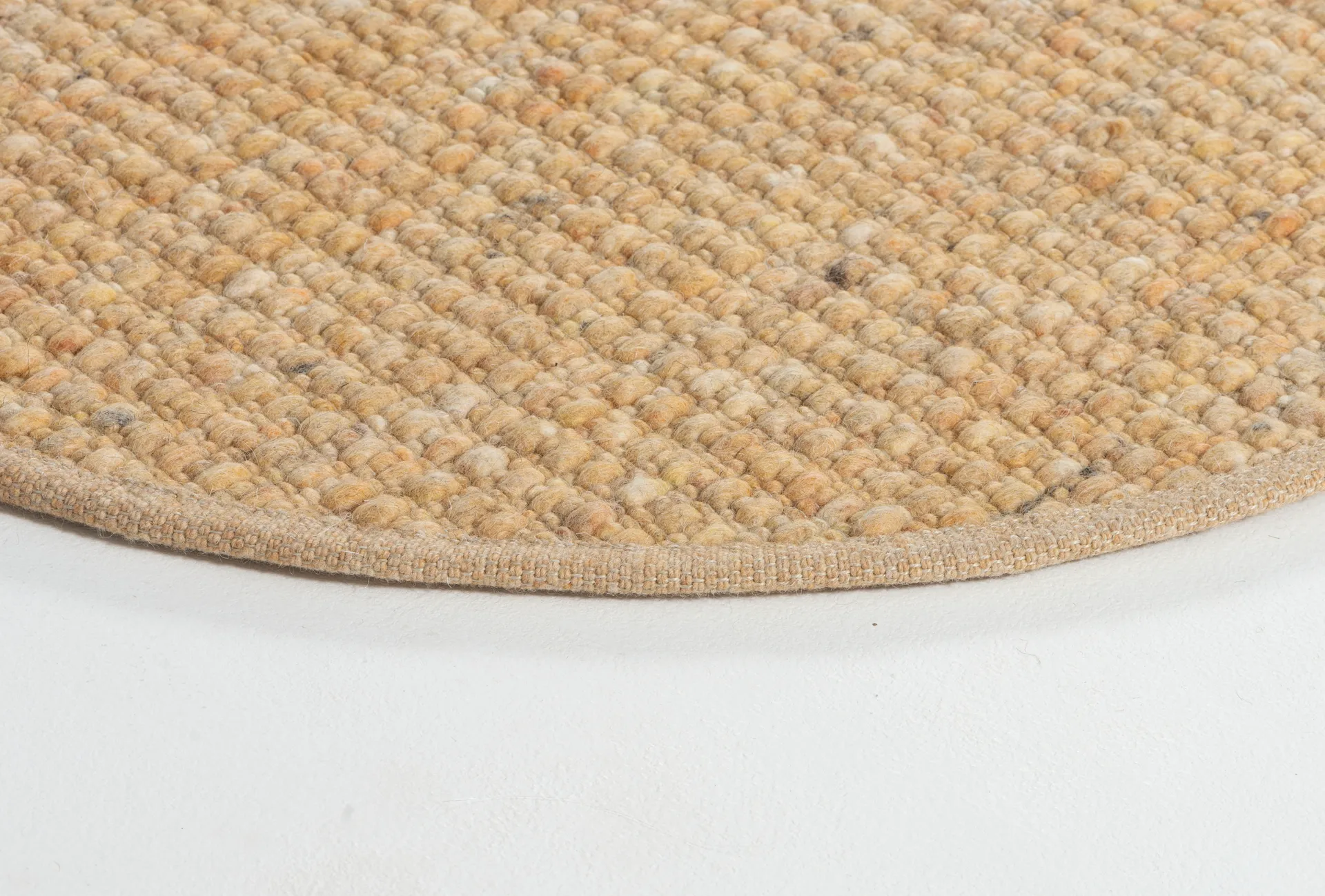 Greenland Swift tapete redondo, Dourado nº 261, Ø170 cm Tisca