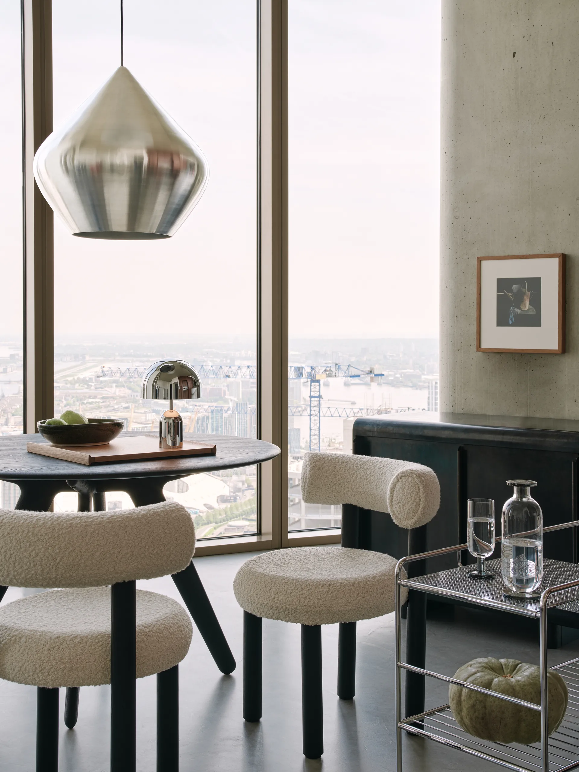 Beat Unbeaten abajur de lâmpada robusto Ø52 cm, Alumínio Tom Dixon