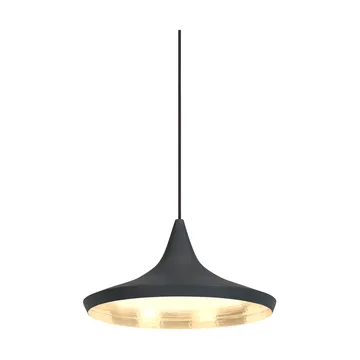 Beat Wide candeeiro suspenso LED Ø36 cm - Preto - Tom Dixon