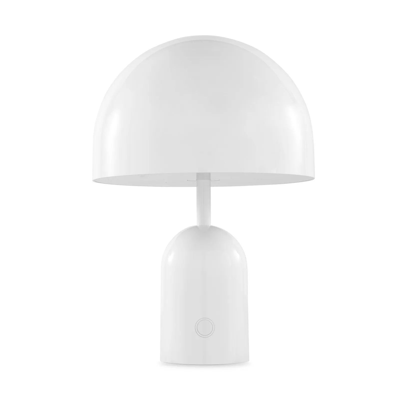 Bell candeeiro de mesa LED portátil 28 cm, Branco Tom Dixon