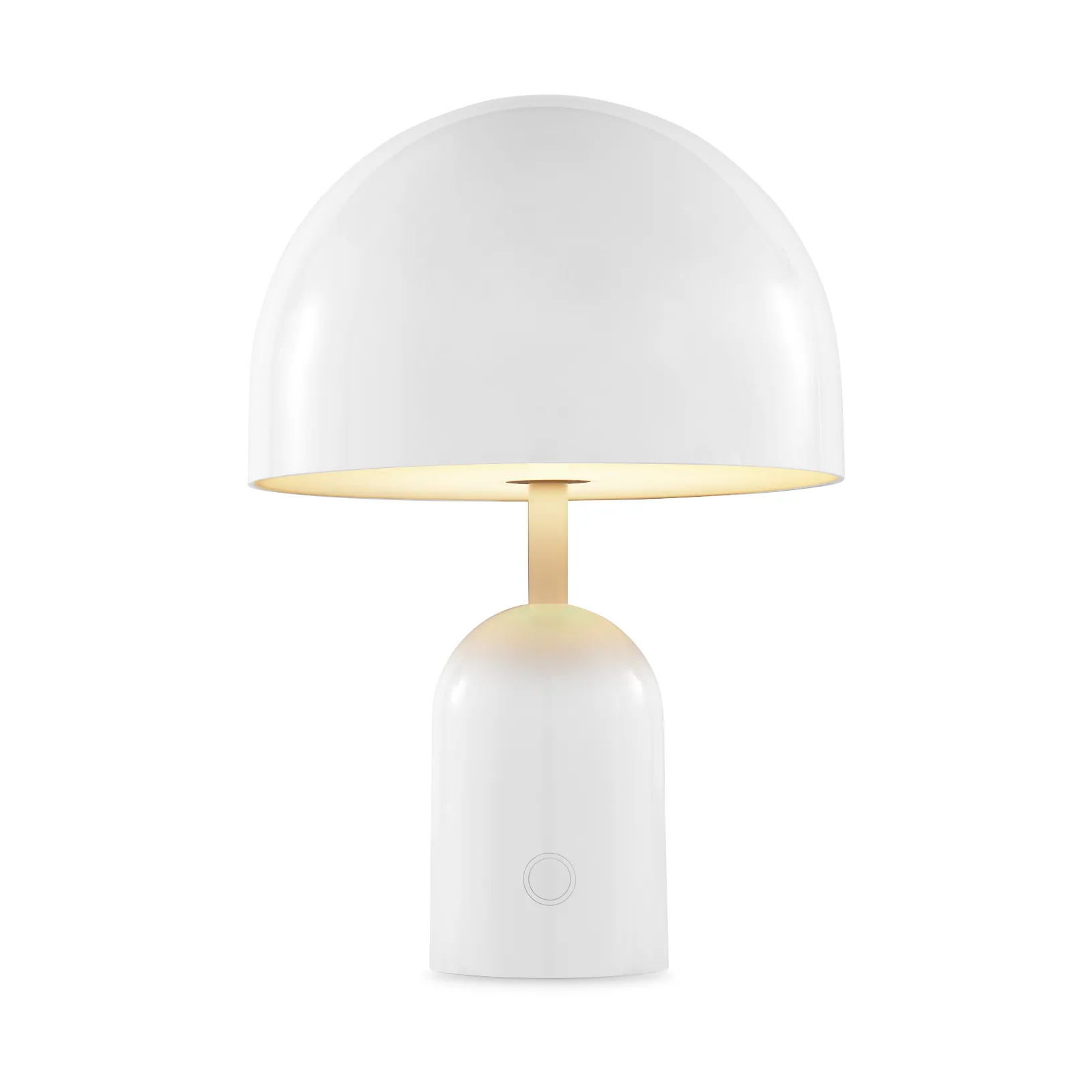 Bell candeeiro de mesa LED portátil 28 cm, Branco Tom Dixon