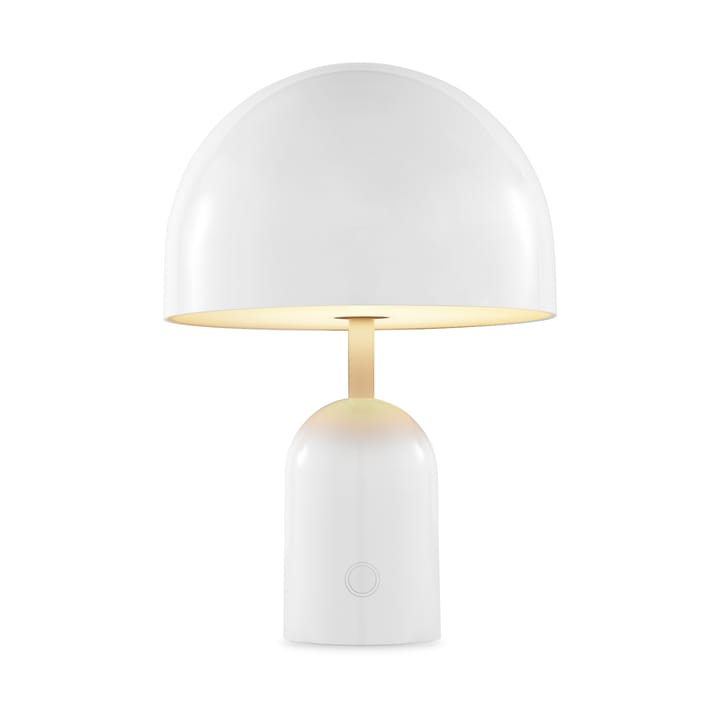 Bell candeeiro de mesa LED portátil 28 cm, Branco Tom Dixon