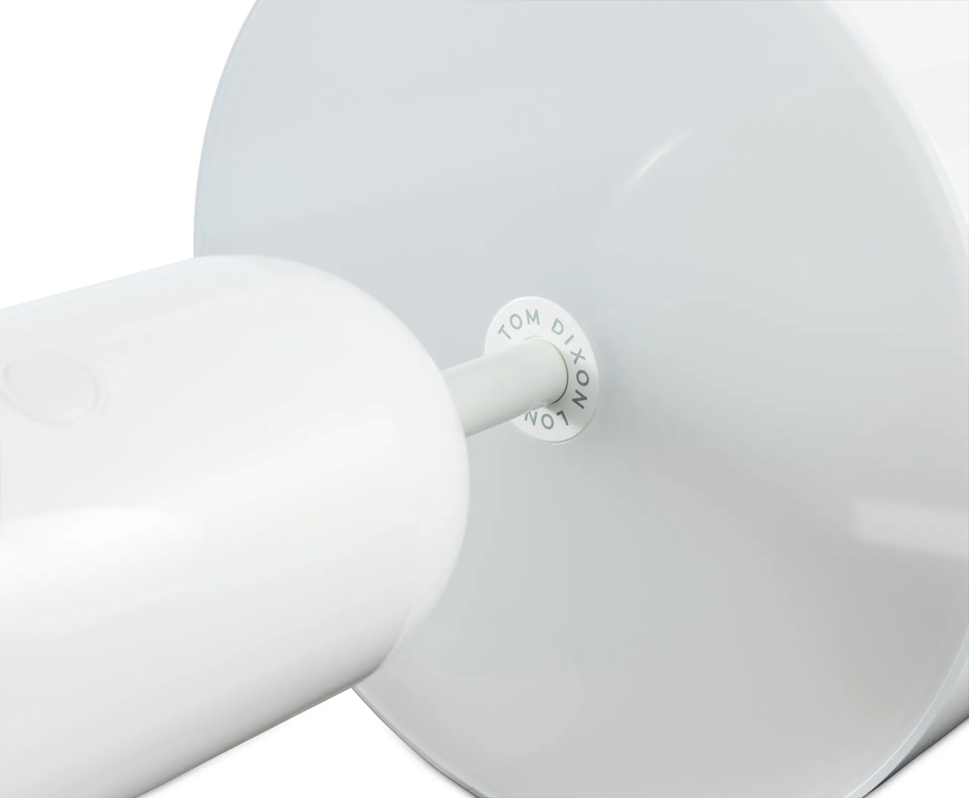 Bell candeeiro de mesa LED portátil 28 cm, Branco Tom Dixon