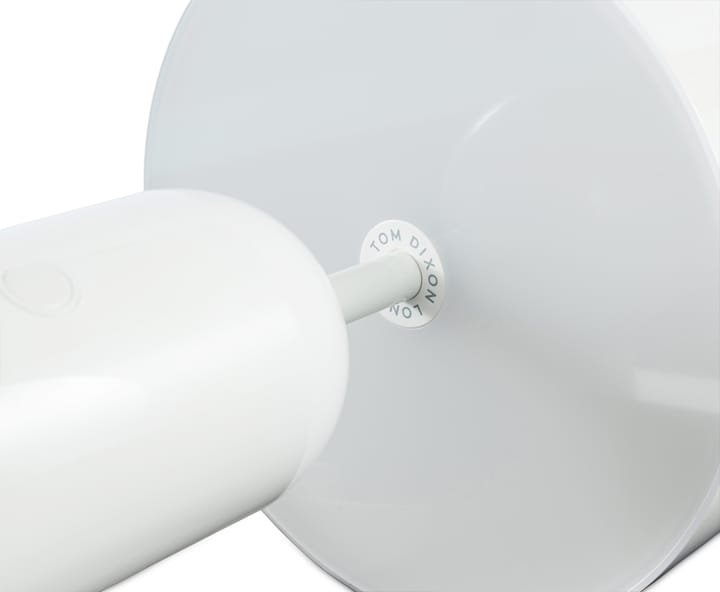 Bell candeeiro de mesa LED portátil 28 cm, Branco Tom Dixon