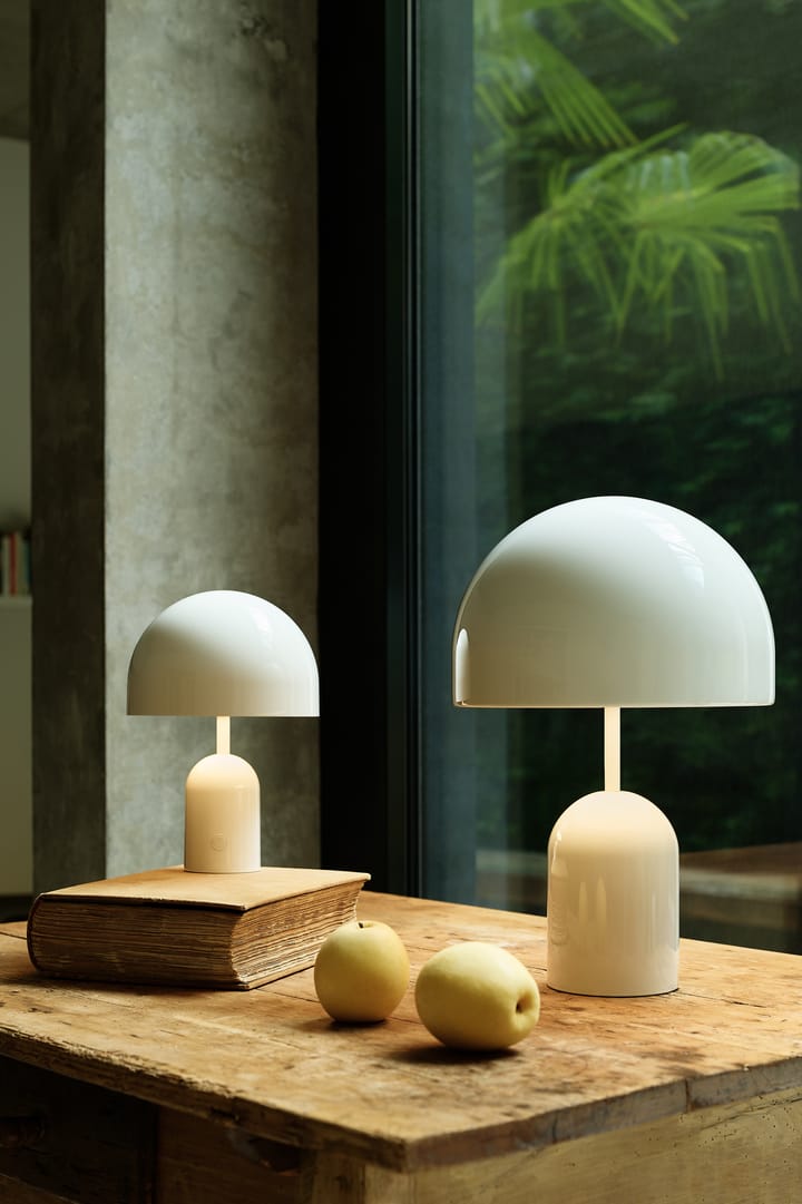 Bell candeeiro de mesa LED portátil 28 cm, Branco Tom Dixon