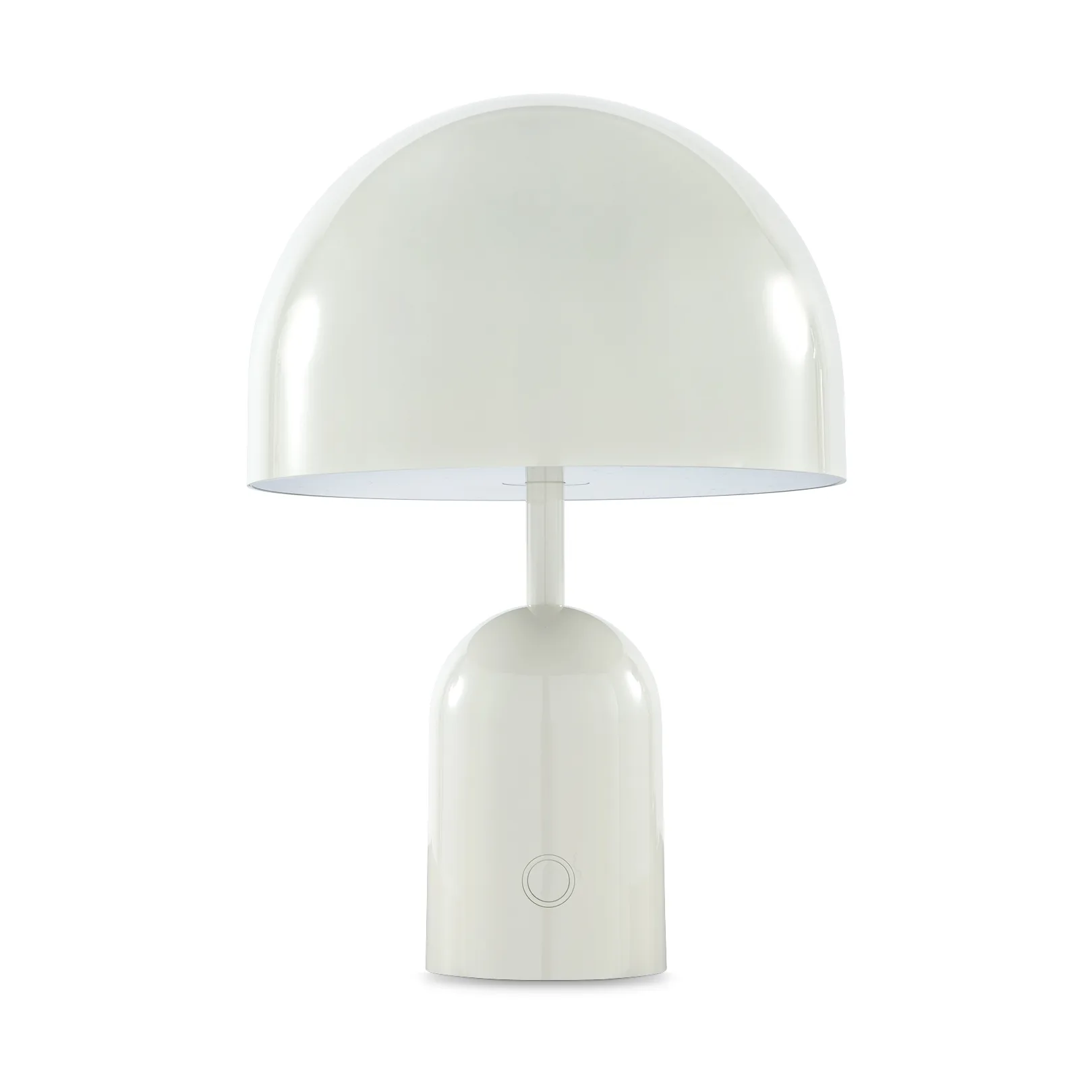 Bell candeeiro de mesa LED portátil 28 cm, Cinzento Tom Dixon