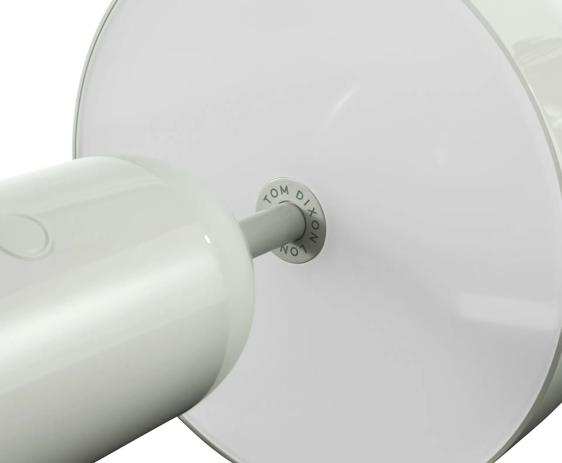 Bell candeeiro de mesa LED portátil 28 cm, Cinzento Tom Dixon