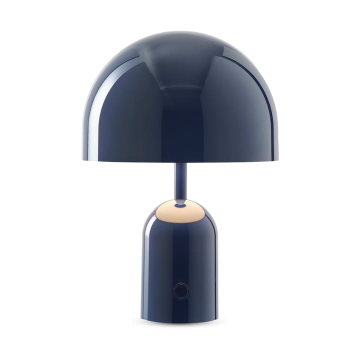 Bell candeeiro de mesa LED portátil 28 cm, Índigo Tom Dixon