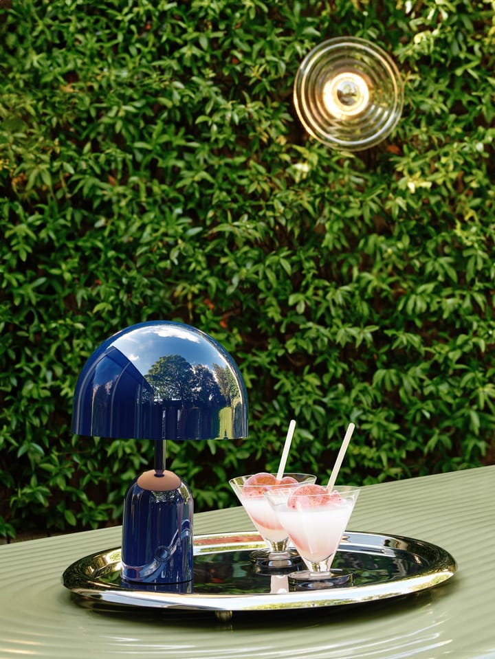 Bell candeeiro de mesa LED portátil 28 cm, Índigo Tom Dixon
