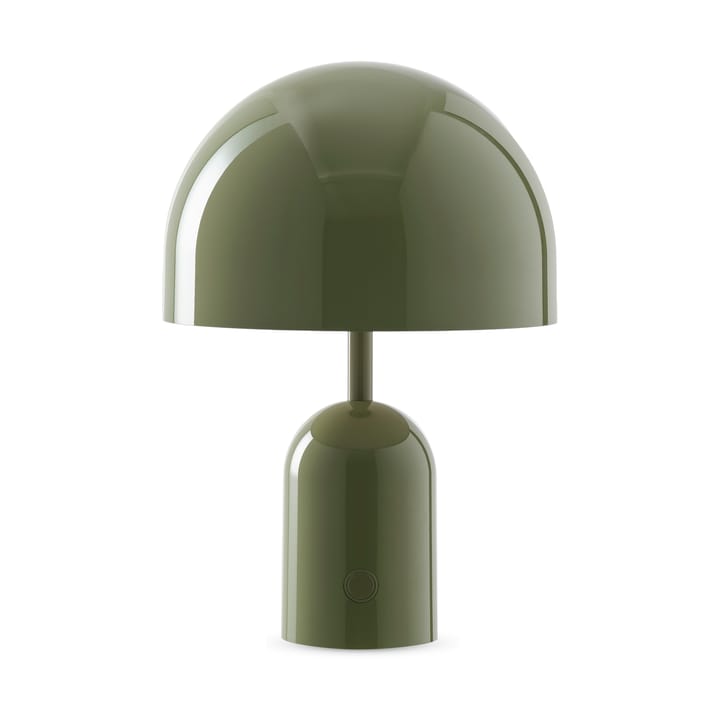 Bell candeeiro de mesa LED portátil 28 cm - Musgo - Tom Dixon