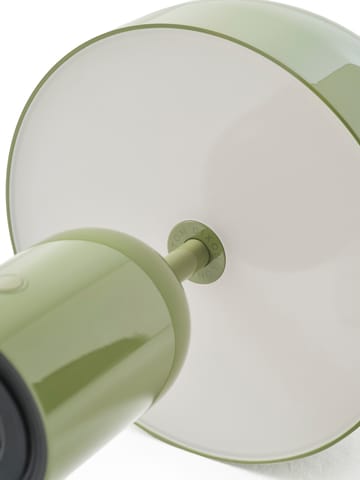Bell candeeiro de mesa LED portátil 28 cm - Musgo - Tom Dixon