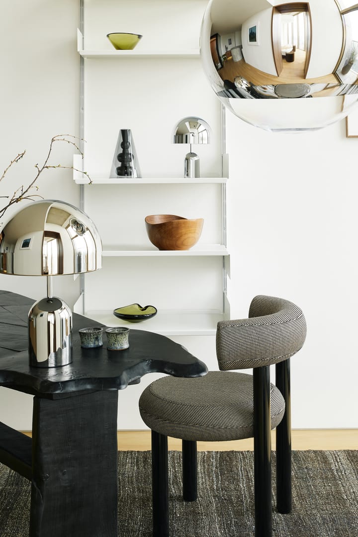 Bell candeeiro de mesa LED portátil 28 cm, Prateado Tom Dixon