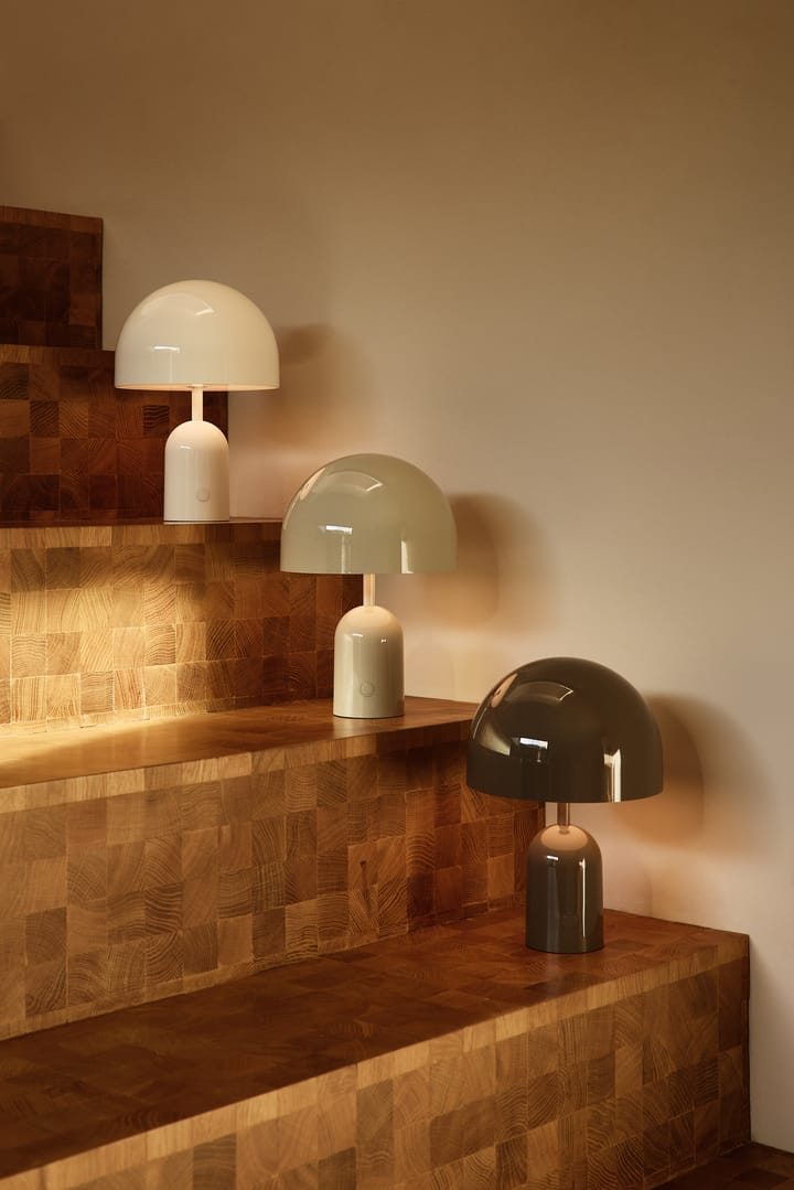 Bell candeeiro de mesa LED portátil 28 cm, Taupe Tom Dixon