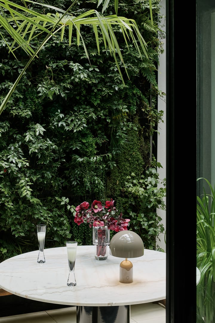 Bell candeeiro de mesa LED portátil 28 cm, Taupe Tom Dixon
