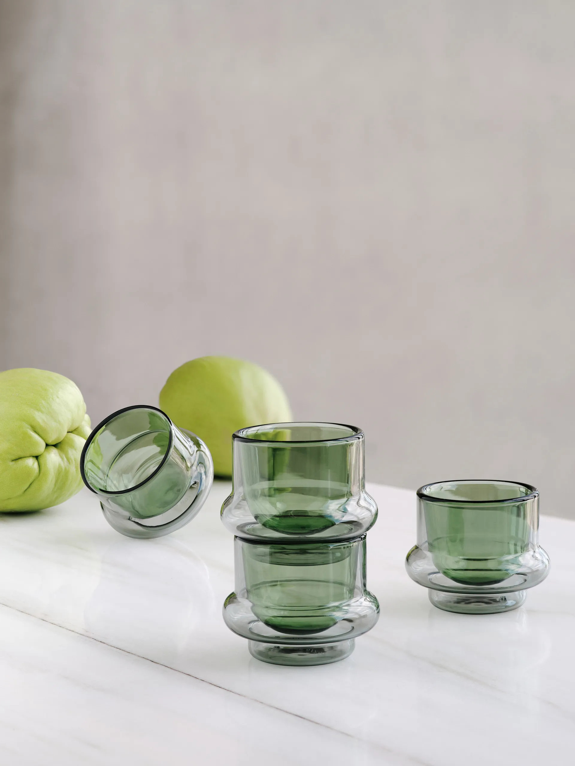 Bump chávena de espresso 5 cl 4 unidades, Verde Tom Dixon