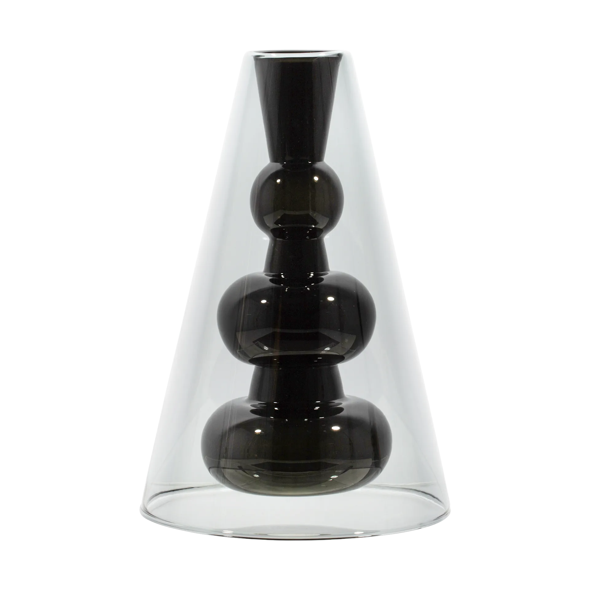 Bump Cone vaso , Preto Tom Dixon