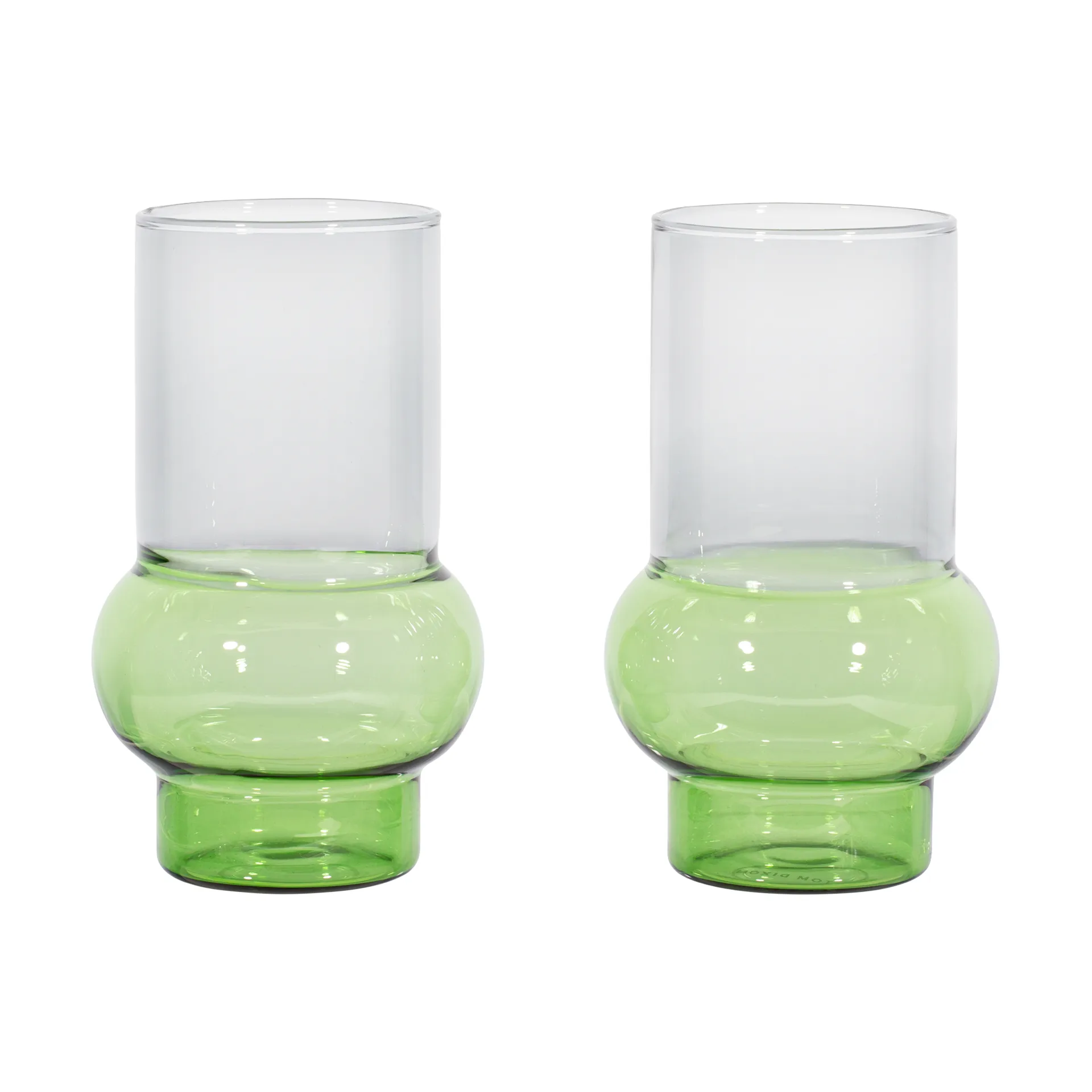Bump Tall copo para bebidas 2 unidades, Verde Tom Dixon
