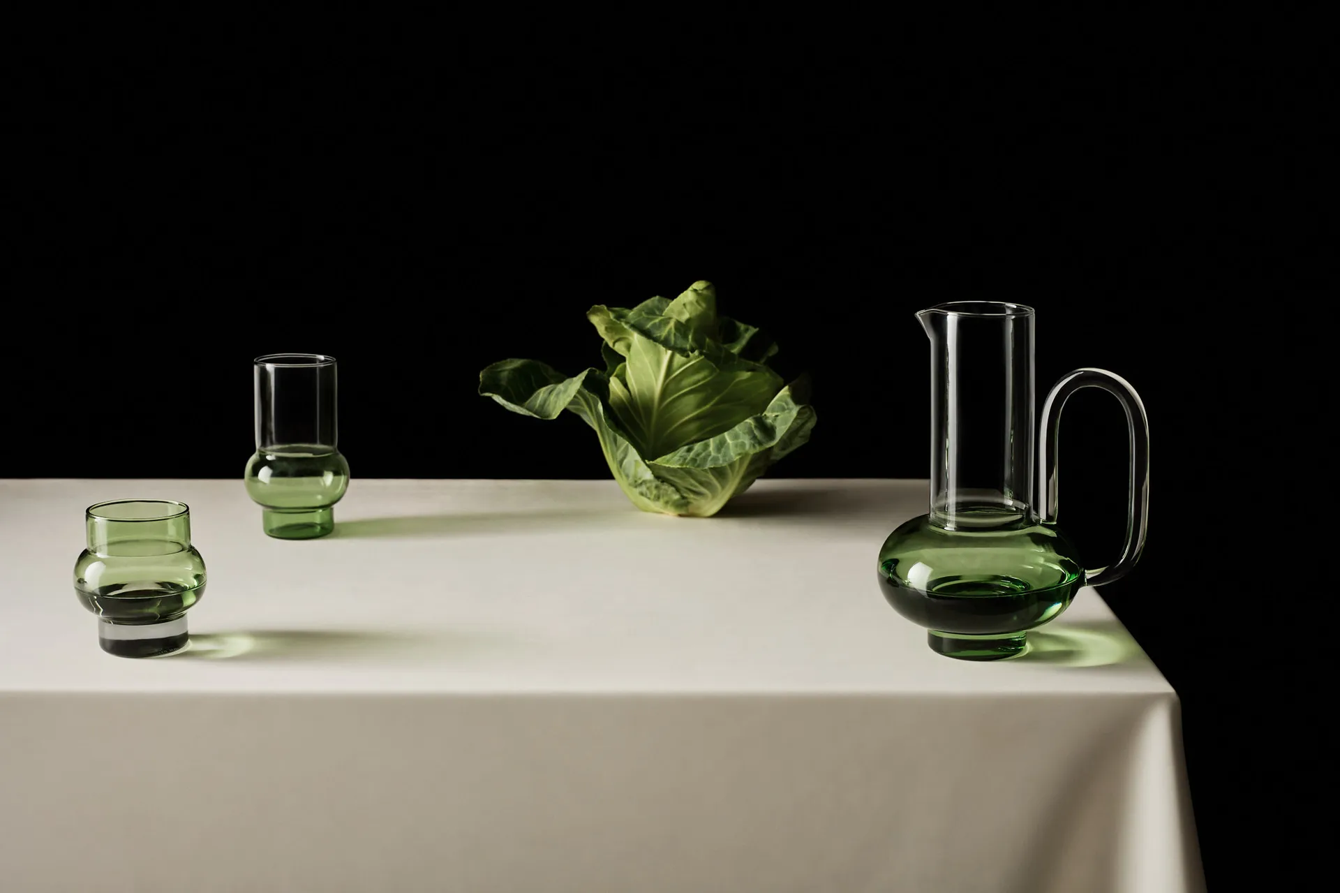 Bump Tall copo para bebidas 2 unidades, Verde Tom Dixon