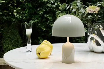 Candeeiro de mesa LED portátil Bell 28 cm - Cinzento - Tom Dixon
