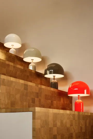 Candeeiro de mesa LED portátil Bell 28 cm - Cinzento - Tom Dixon