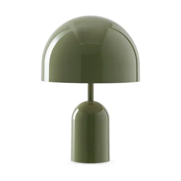 Candeeiro de mesa LED portátil Bell 28 cm - Musgo - Tom Dixon