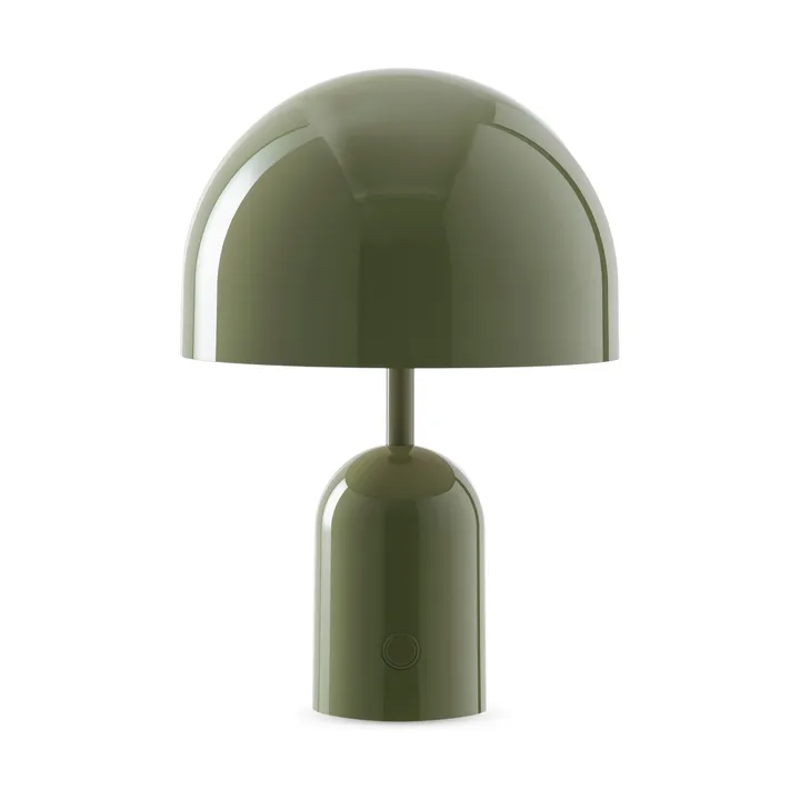Candeeiro de mesa LED portátil Bell 28 cm - Musgo - Tom Dixon