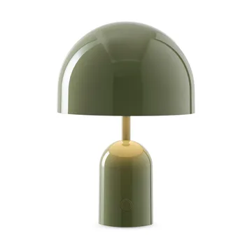 Candeeiro de mesa LED portátil Bell 28 cm - Musgo - Tom Dixon
