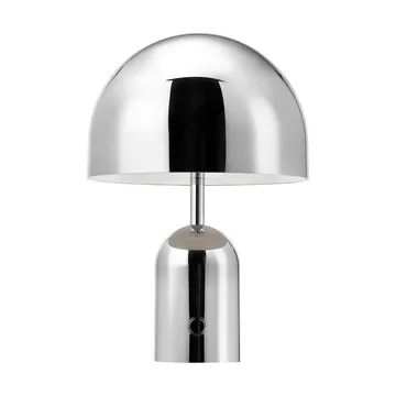 Candeeiro de mesa LED portátil Bell 28 cm - Prateado - Tom Dixon