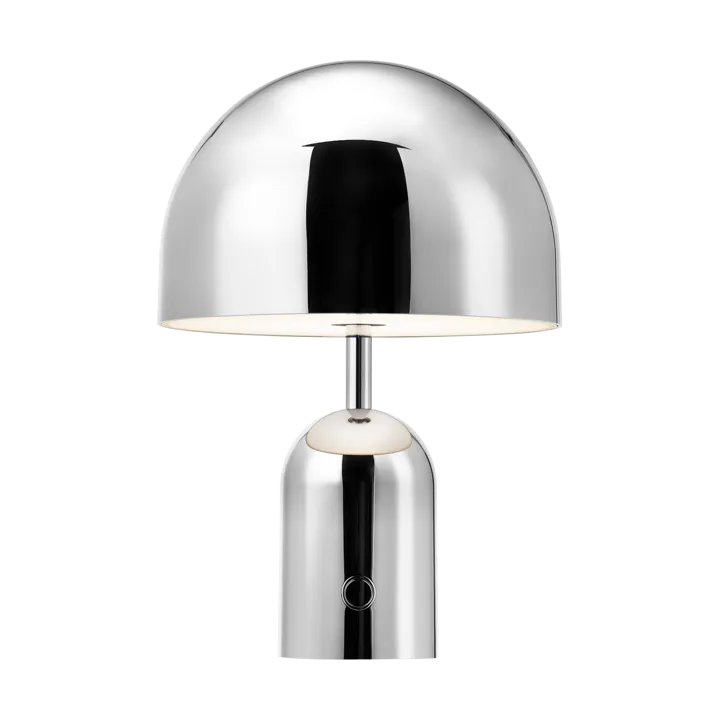 Candeeiro de mesa LED portátil Bell 28 cm - Prateado - Tom Dixon