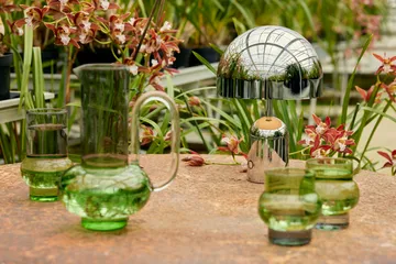 Candeeiro de mesa LED portátil Bell 28 cm - Prateado - Tom Dixon