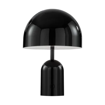 Candeeiro de mesa LED portátil Bell 28 cm - Preto - Tom Dixon