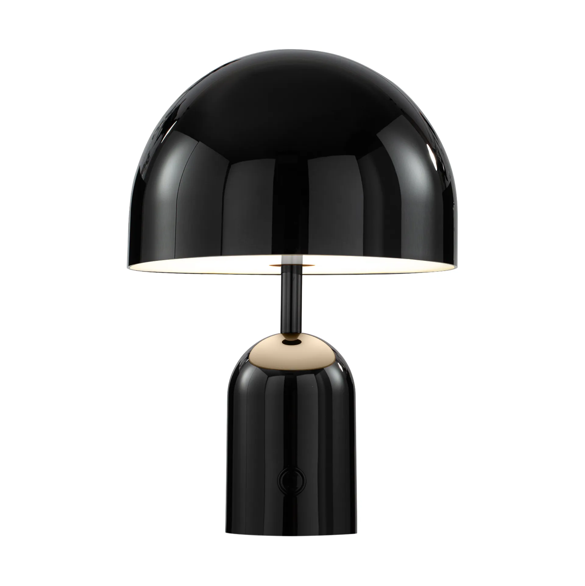 Candeeiro de mesa LED portátil Bell 28 cm, Preto Tom Dixon