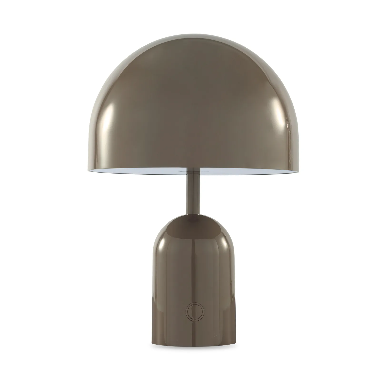 Candeeiro de mesa LED portátil Bell 28 cm, Taupe Tom Dixon