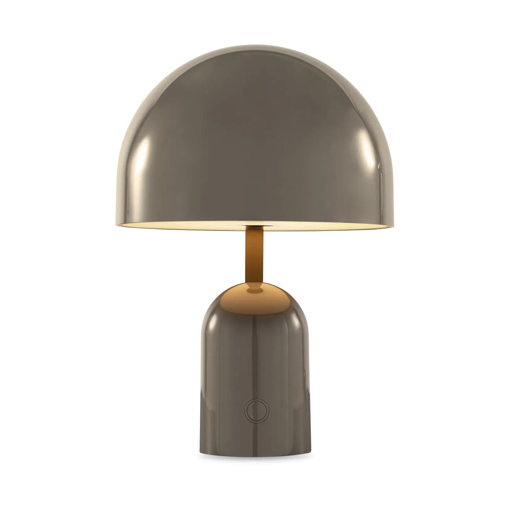 Candeeiro de mesa LED portátil Bell 28 cm, Taupe Tom Dixon