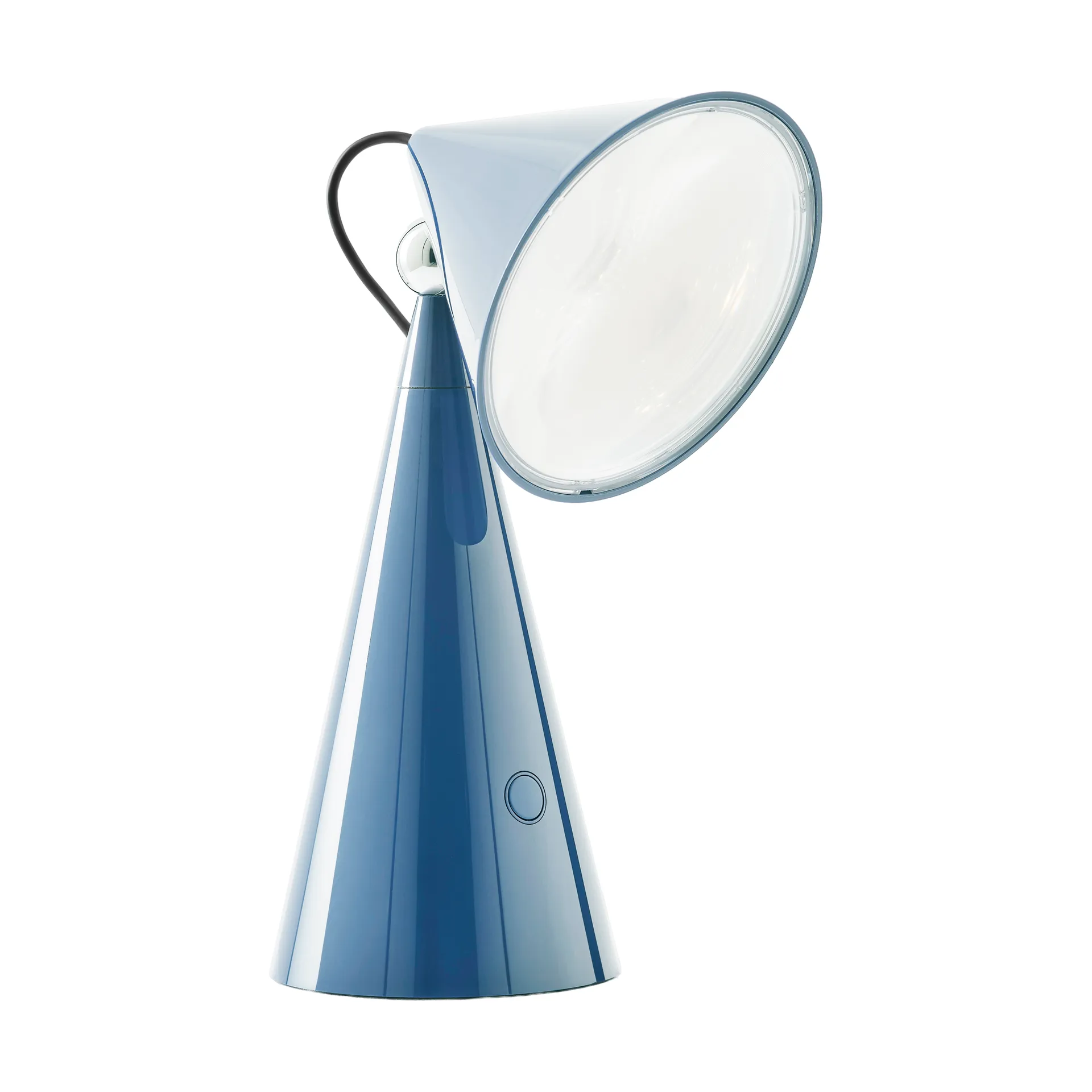 Candeeiro de mesa LED portátil Pose, Azul bebê Tom Dixon