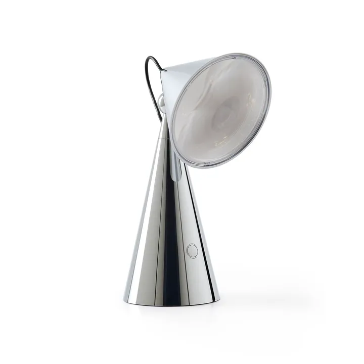 Candeeiro de mesa LED portátil Pose - Prateado - Tom Dixon