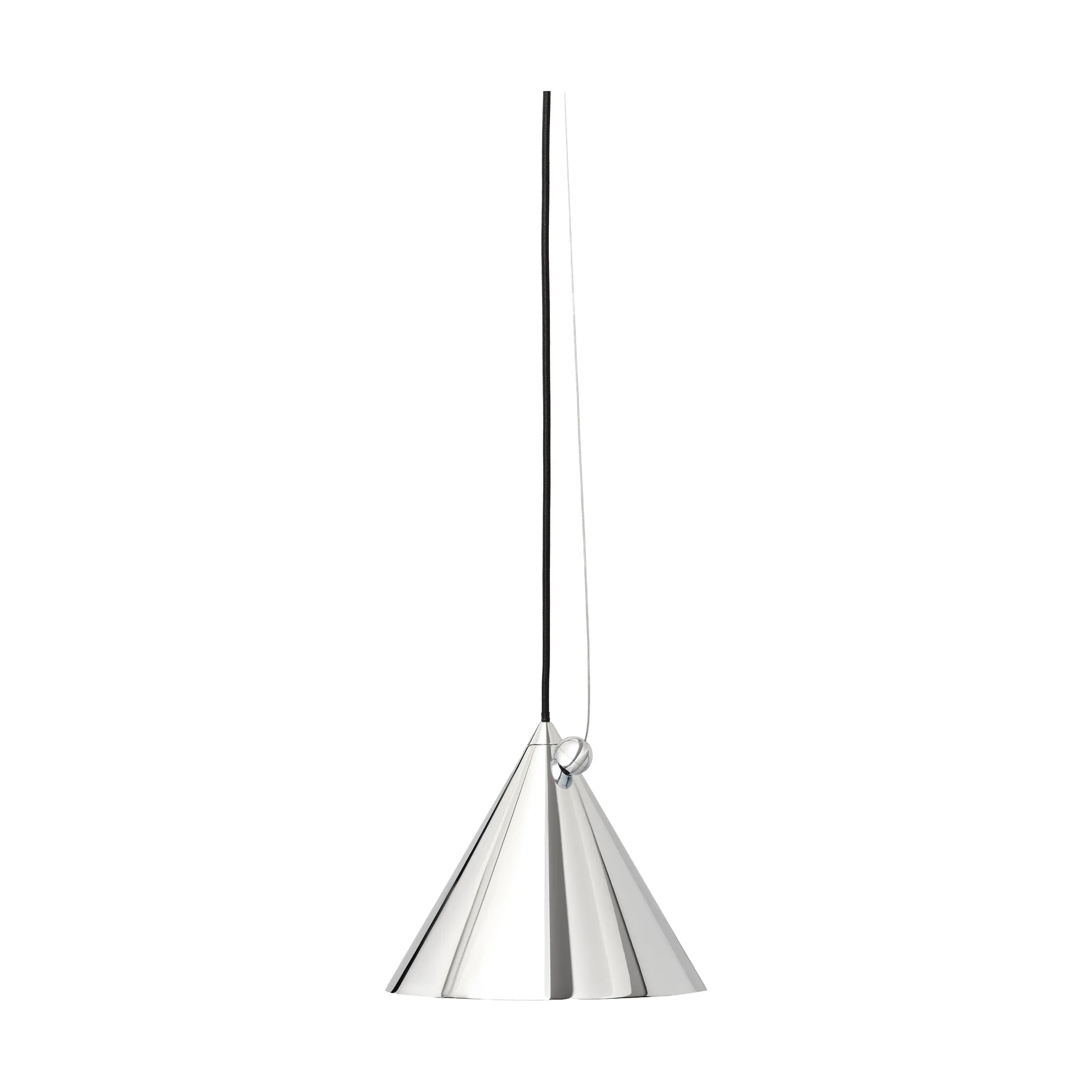 Candeeiro suspenso Pose, Prateado, Ø25x24,5 cm Tom Dixon